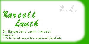 marcell lauth business card